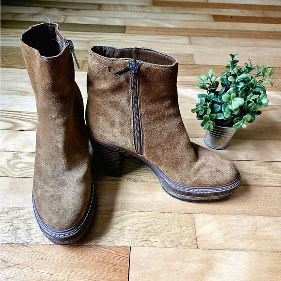 Steve Madden Shoes - Steve Madden Brown Suede Heeled Boots